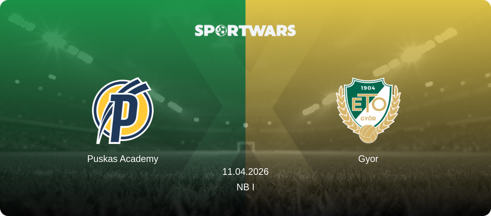 Puskas Academy — Gyor, 11.04.2026 — NB I (match preview)
