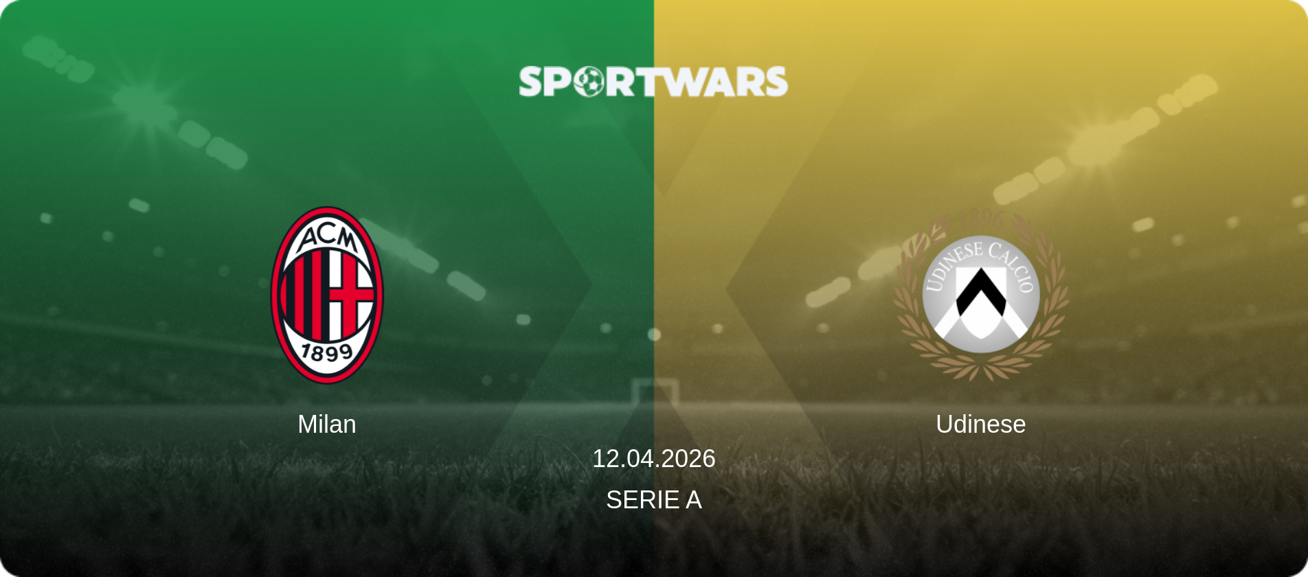 Milan — Udinese, 12.04.2026 — Serie A (match preview)