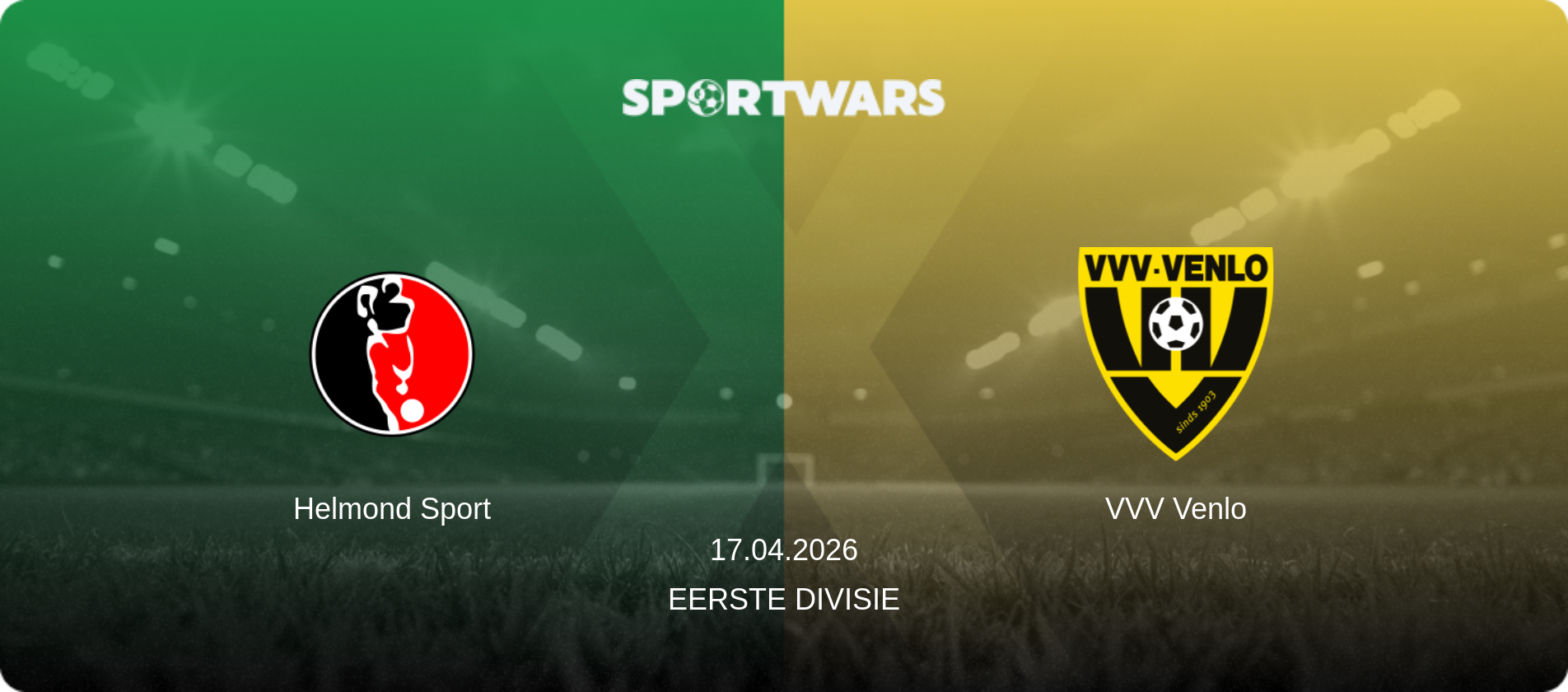 Helmond Sport — VVV Venlo, 17.04.2026 — Eerste Divisie (match preview)