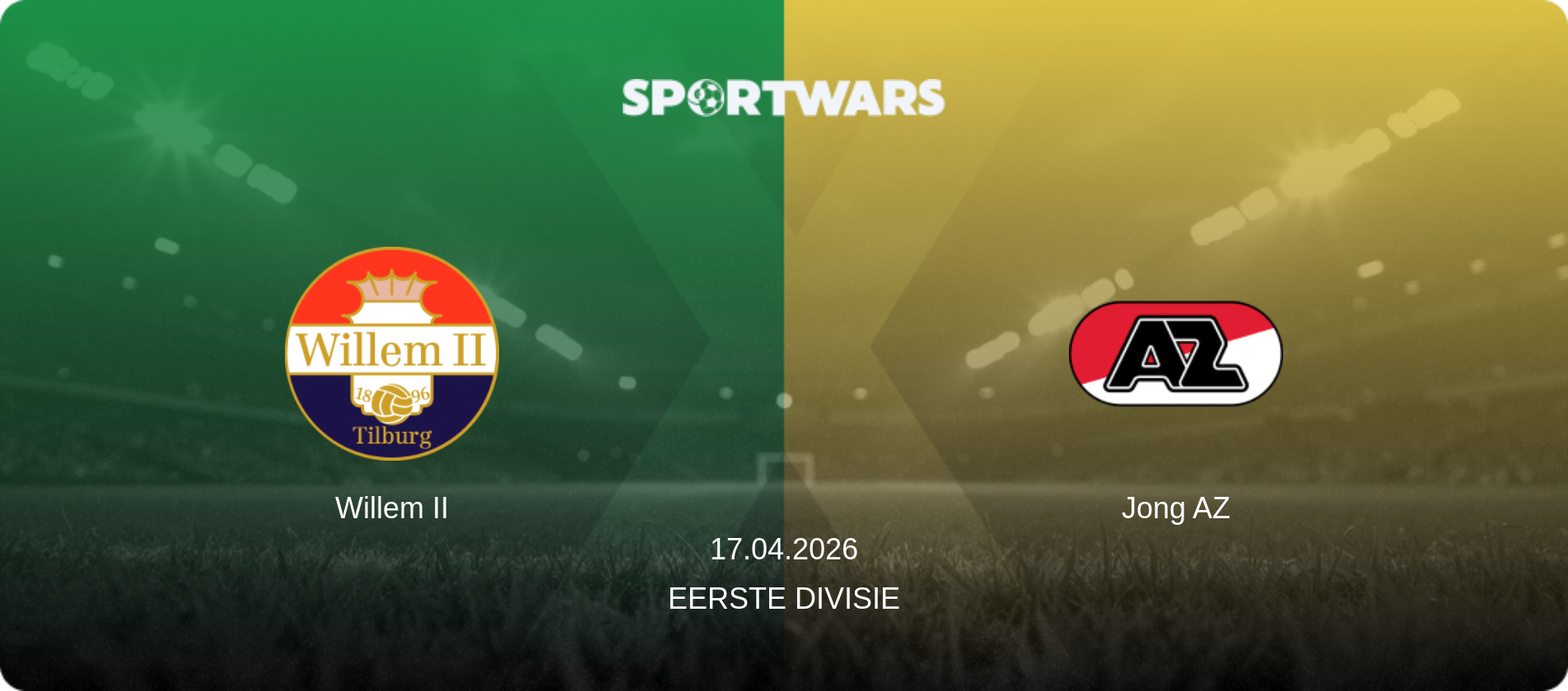 Willem II — Jong AZ, 17.04.2026 — Eerste Divisie (match preview)