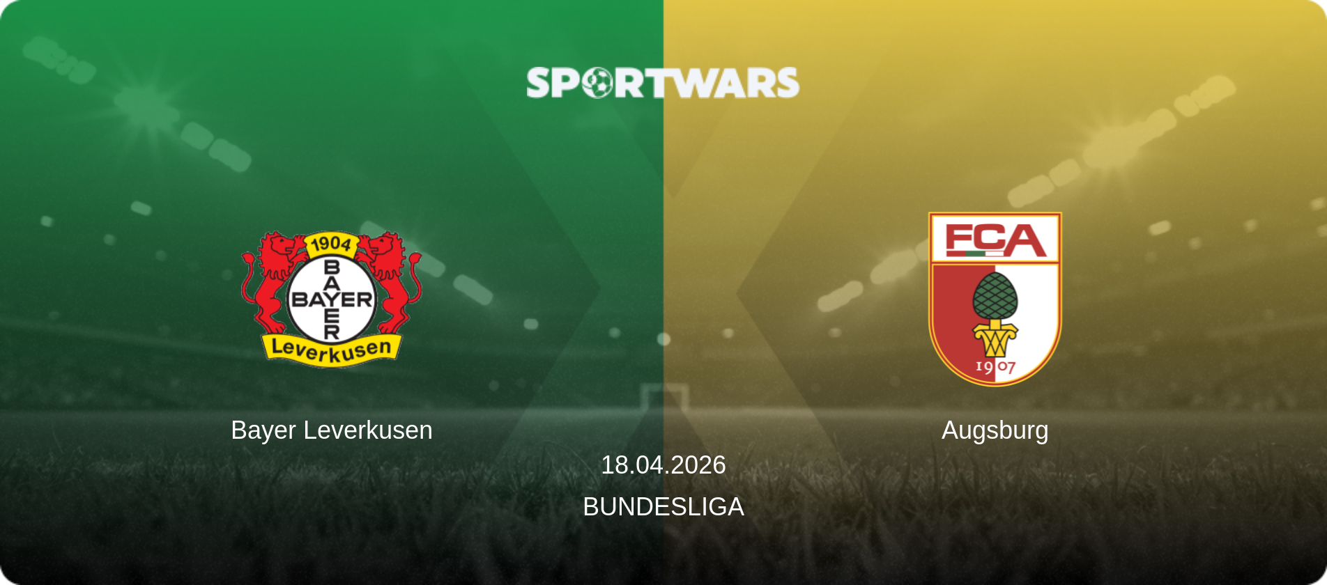 Bayer Leverkusen — Augsburg, 18.04.2026 — Bundesliga (match preview)