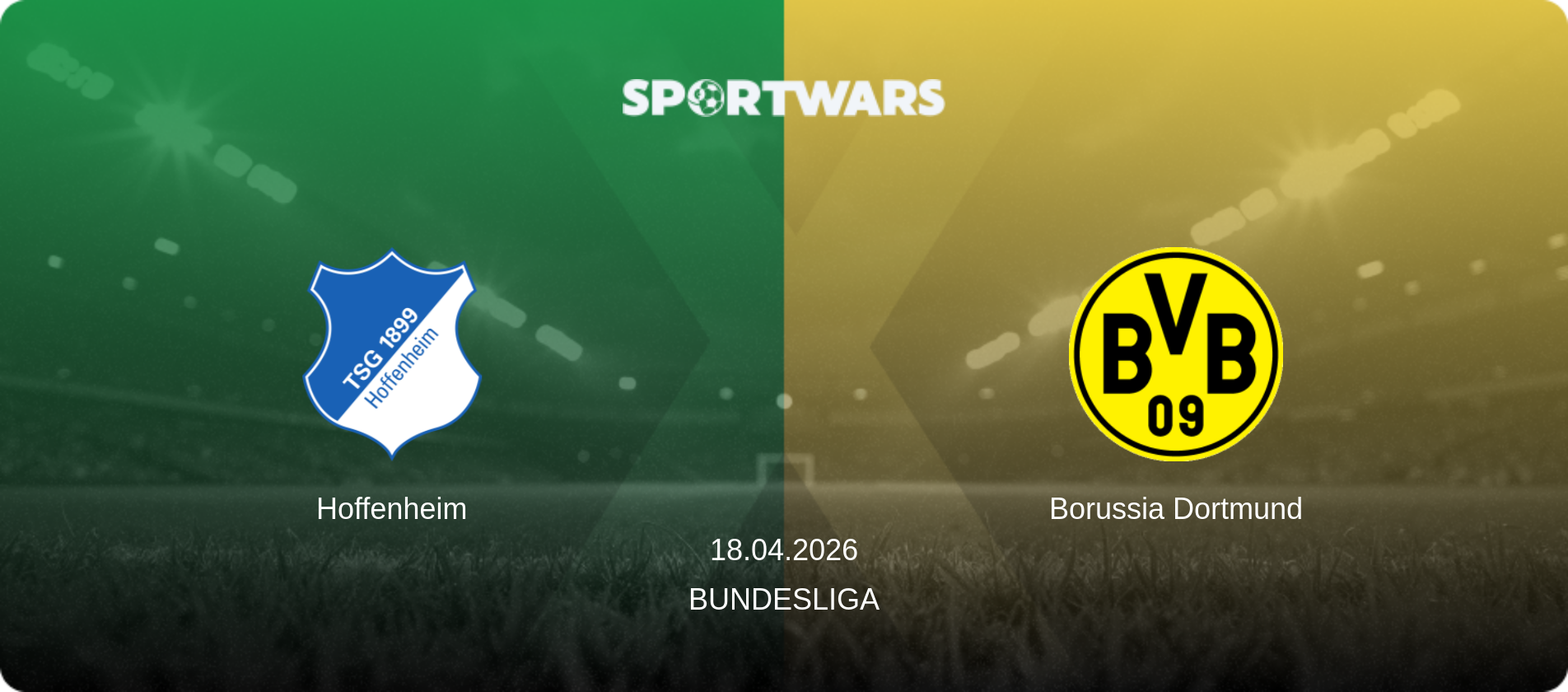 Hoffenheim — Borussia Dortmund, 18.04.2026 — Bundesliga (match preview)
