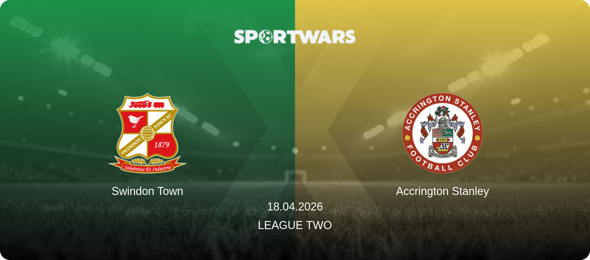 Swindon Town — Accrington Stanley, 18.04.2026 — League Two (match preview)