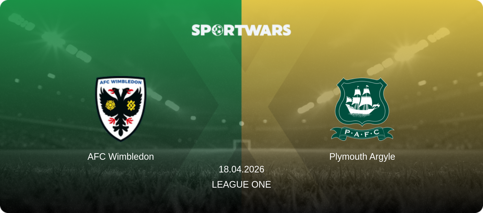 AFC Wimbledon — Plymouth Argyle, 18.04.2026 — League One (match preview)