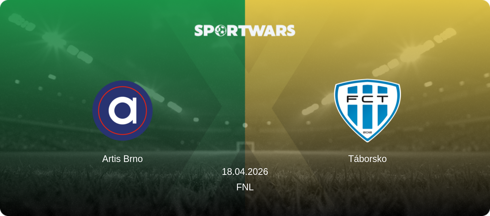 Artis Brno — Táborsko, 18.04.2026 — FNL (match preview)
