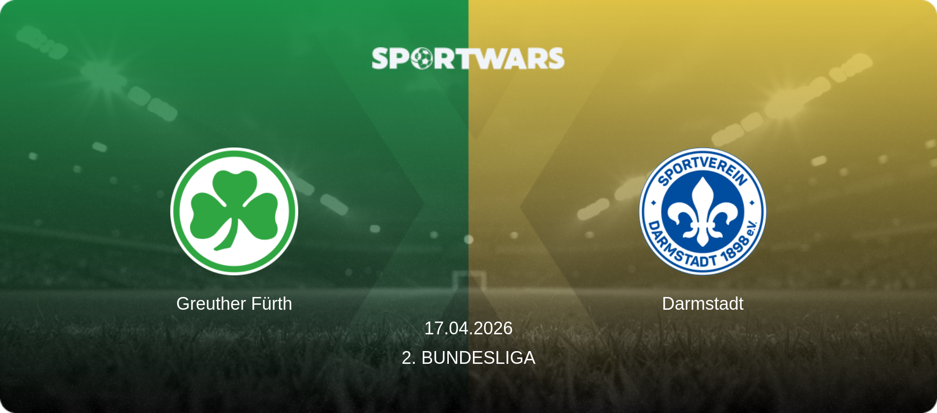 Greuther Fürth — Darmstadt, 17.04.2026 — 2. Bundesliga (match preview)