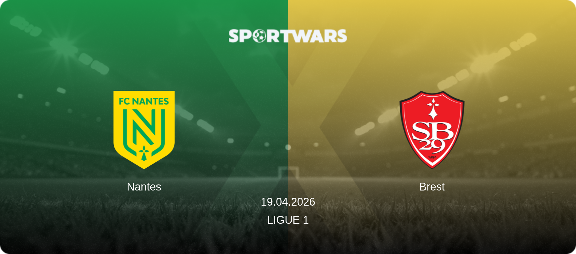Nantes — Brest, 19.04.2026 — Ligue 1 (match preview)