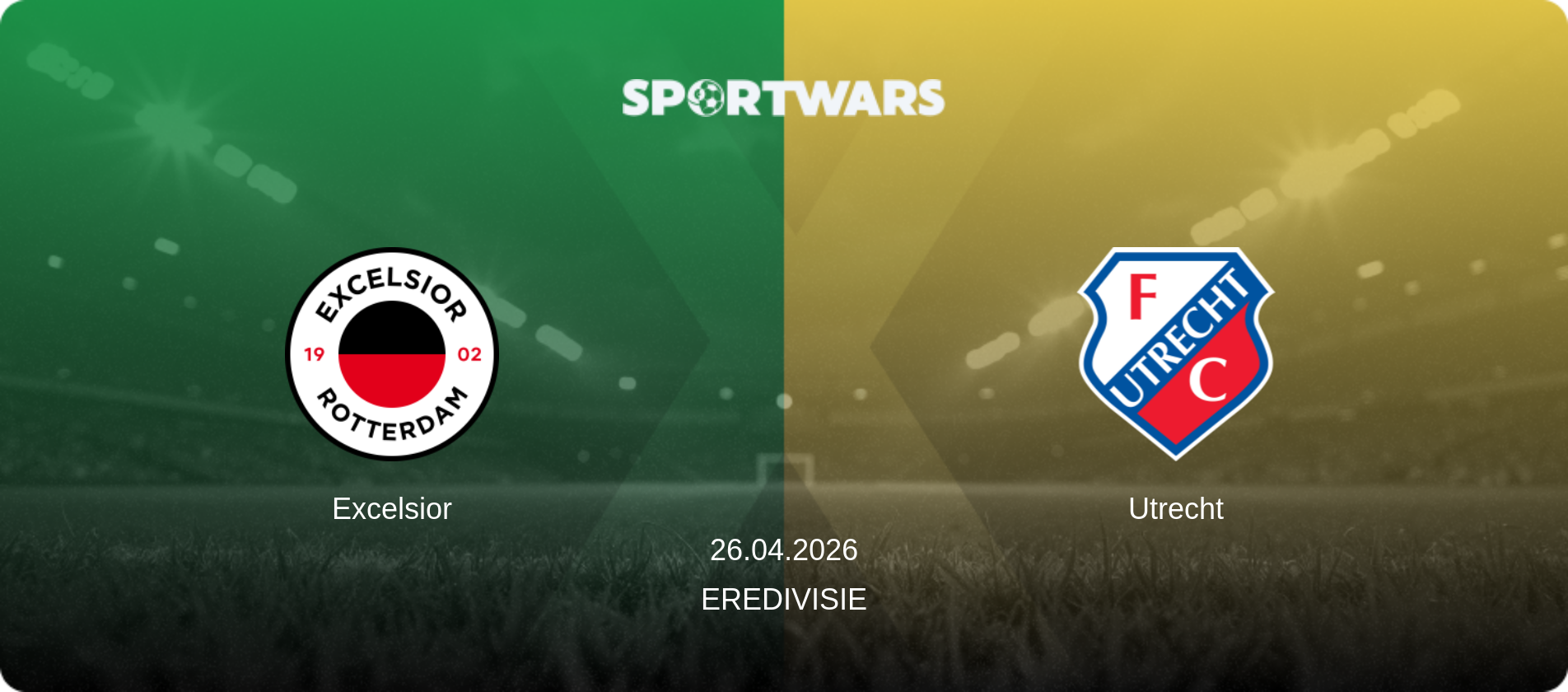 Excelsior — Utrecht, 26.04.2026 — Eredivisie (match preview)