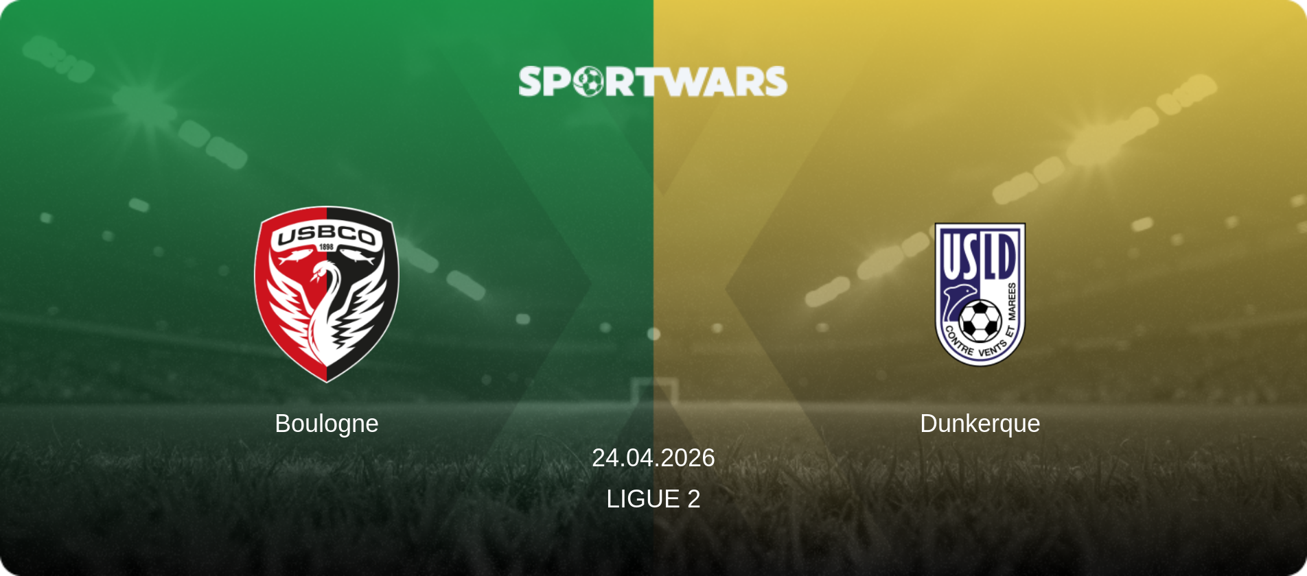 Boulogne — Dunkerque, 24.04.2026 — Ligue 2 (match preview)