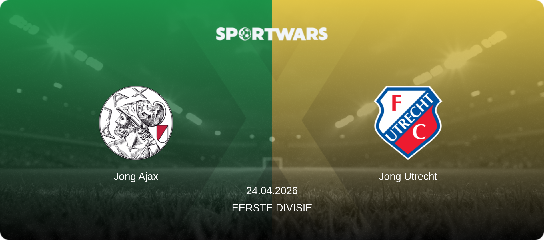 Jong Ajax — Jong Utrecht, 24.04.2026 — Eerste Divisie (match preview)