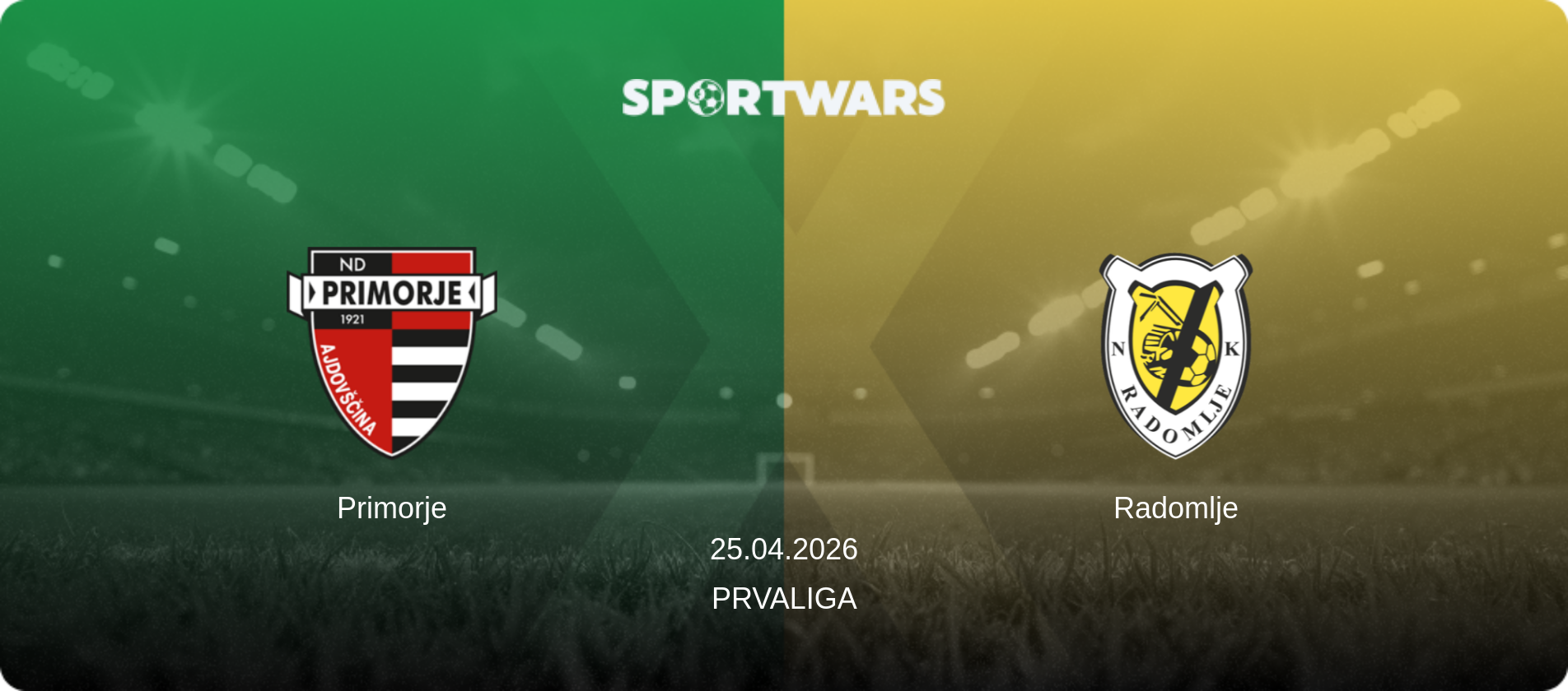 Primorje — Radomlje, 25.04.2026 — PrvaLiga (match preview)