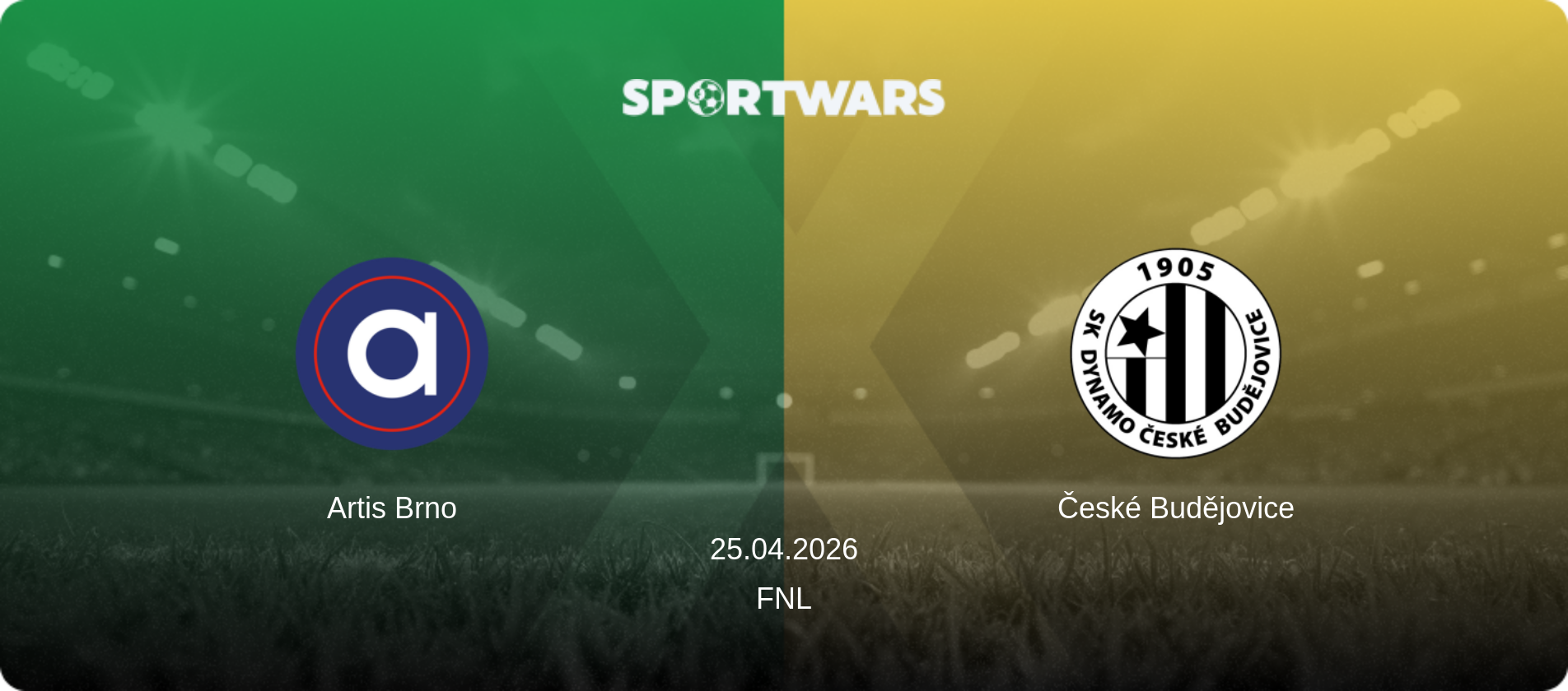 Artis Brno — České Budějovice, 25.04.2026 — FNL (match preview)