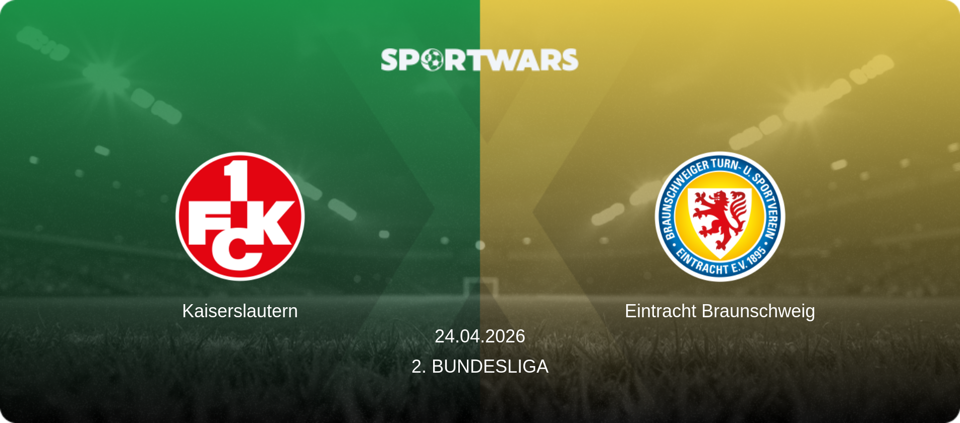 Kaiserslautern — Eintracht Braunschweig, 24.04.2026 — 2. Bundesliga (match preview)