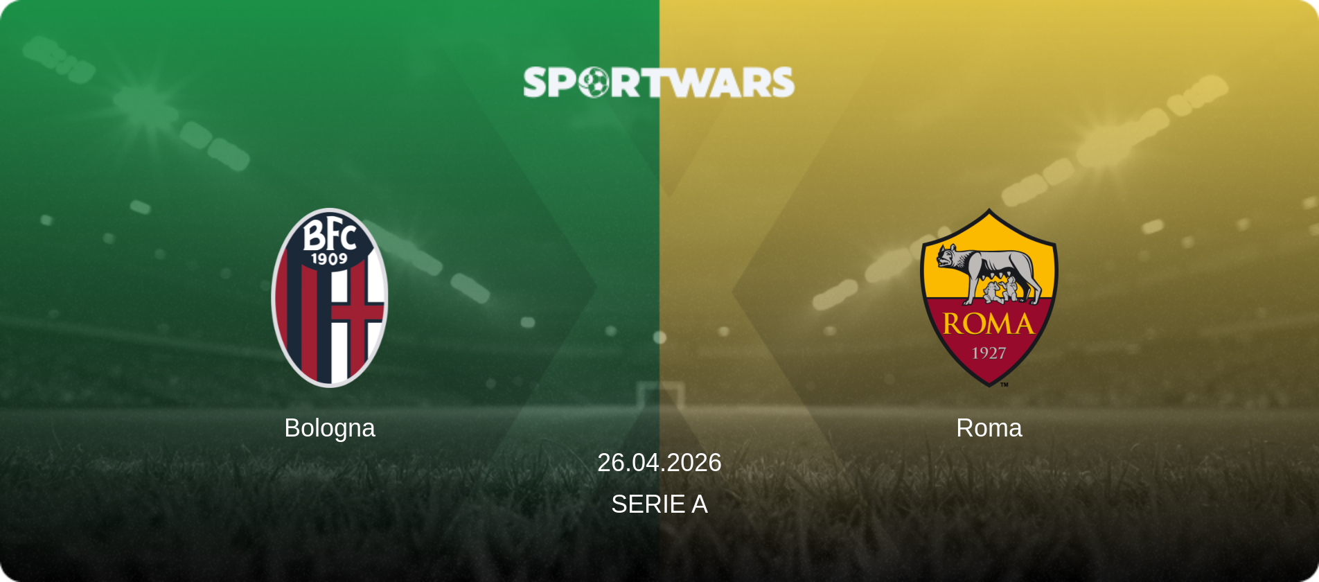 Bologna — Roma, 26.04.2026 — Serie A (match preview)