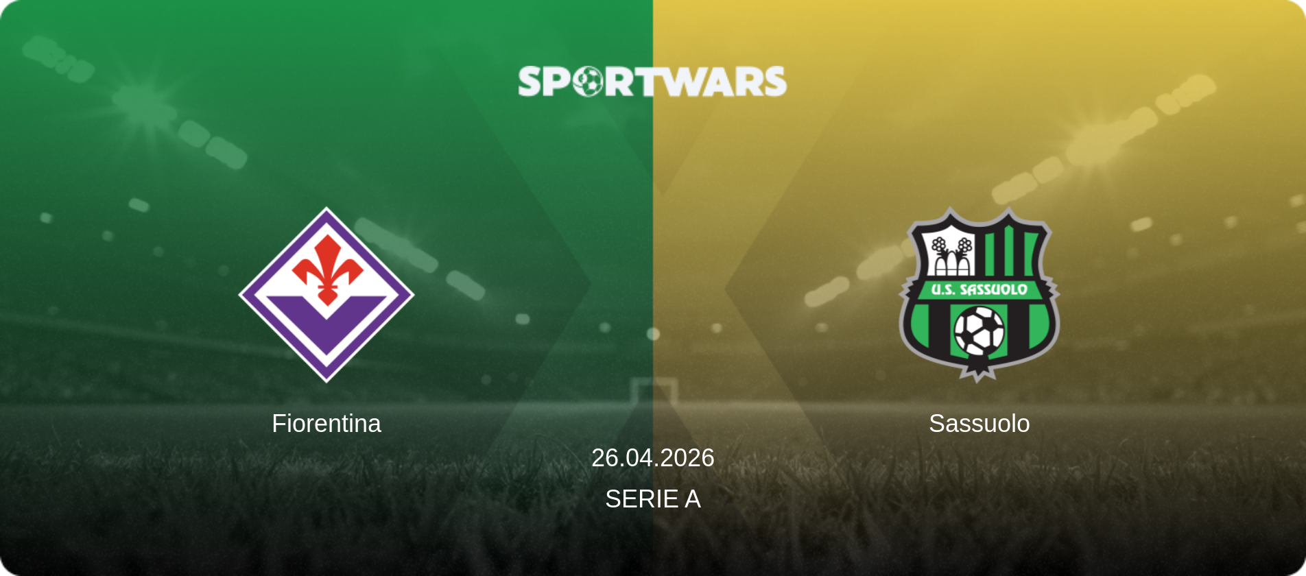 Fiorentina — Sassuolo, 26.04.2026 — Serie A (match preview)