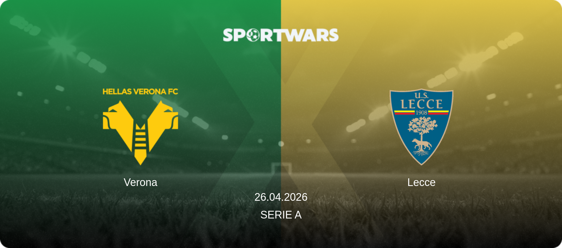 Verona — Lecce, 26.04.2026 — Serie A (match preview)