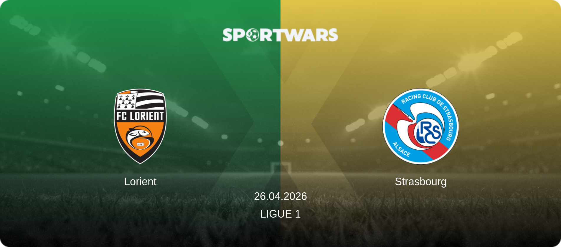 Lorient — Strasbourg, 26.04.2026 — Ligue 1 (match preview)