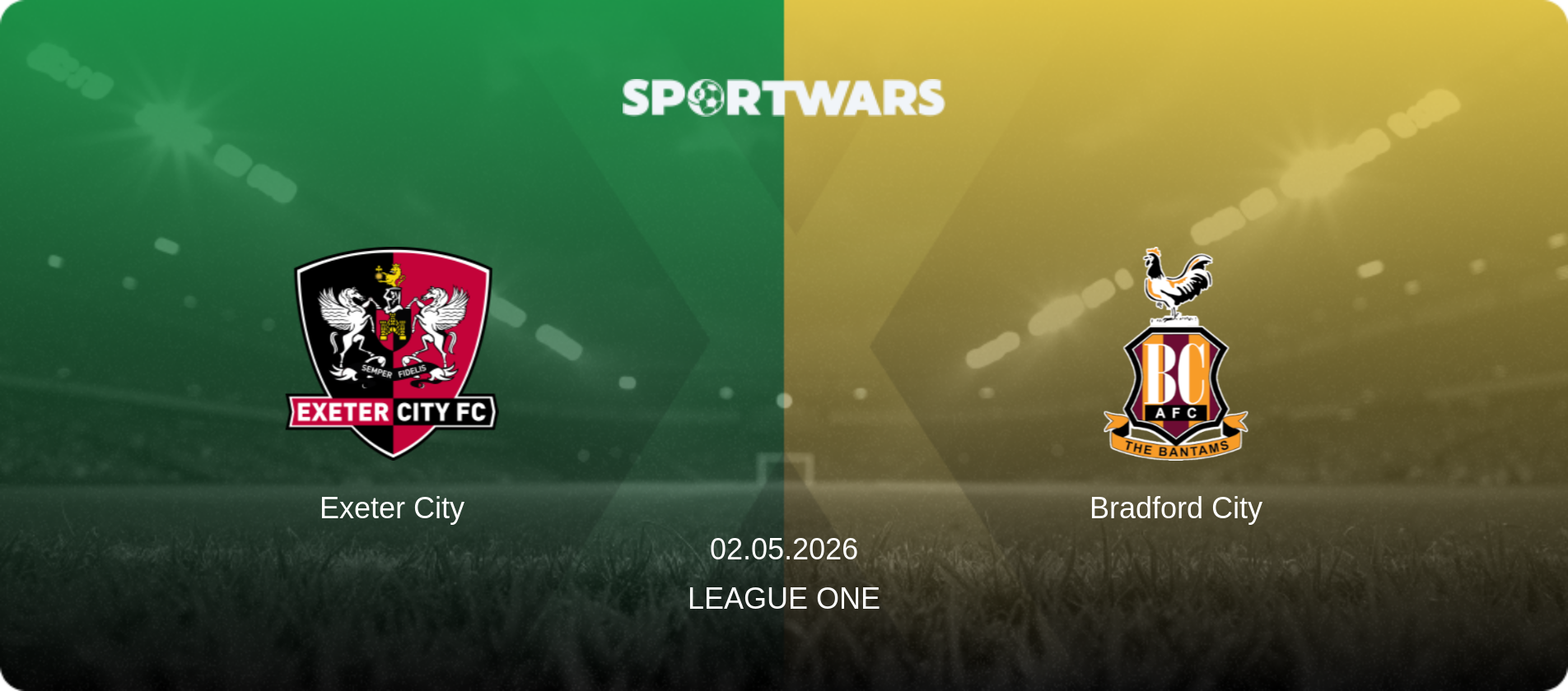 Exeter City — Bradford City, 02.05.2026 — League One (match preview)