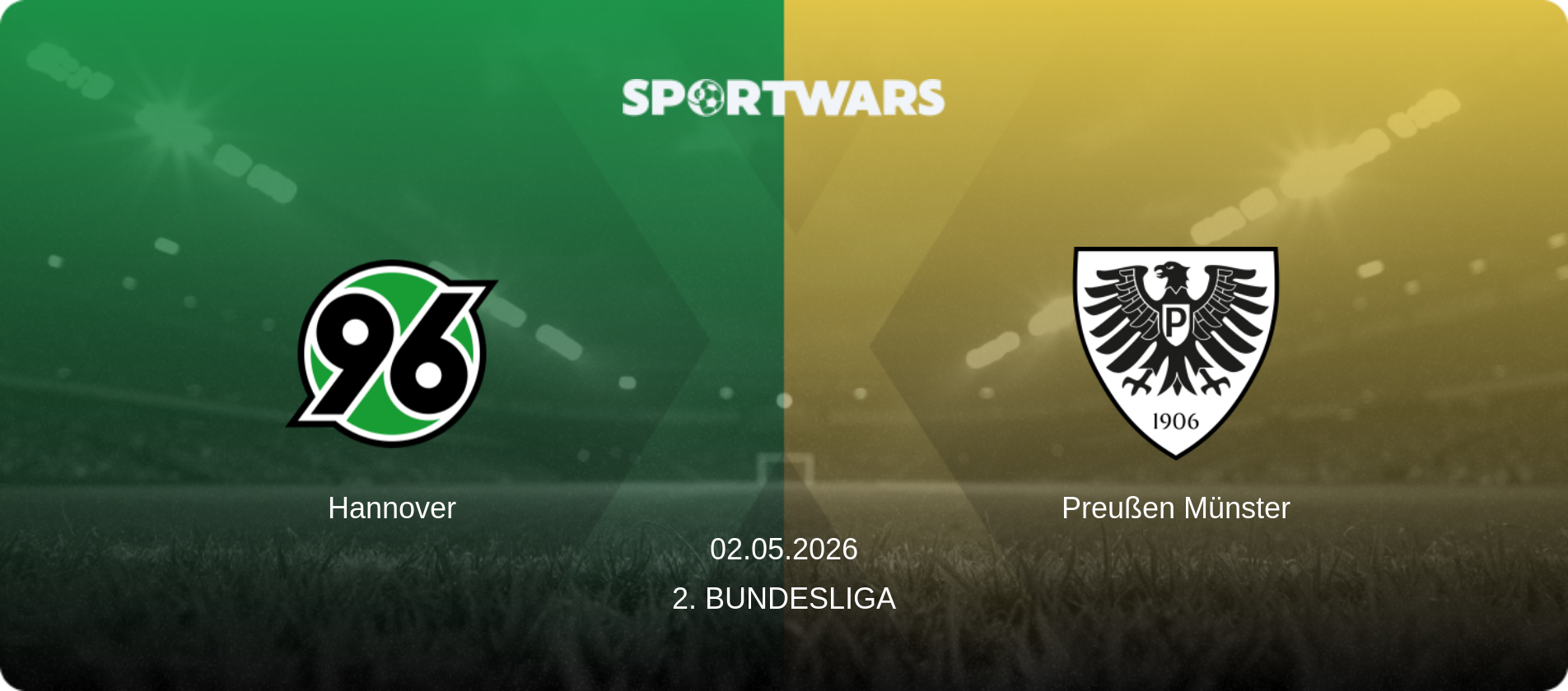 Hannover — Preußen Münster, 02.05.2026 — 2. Bundesliga (match preview)