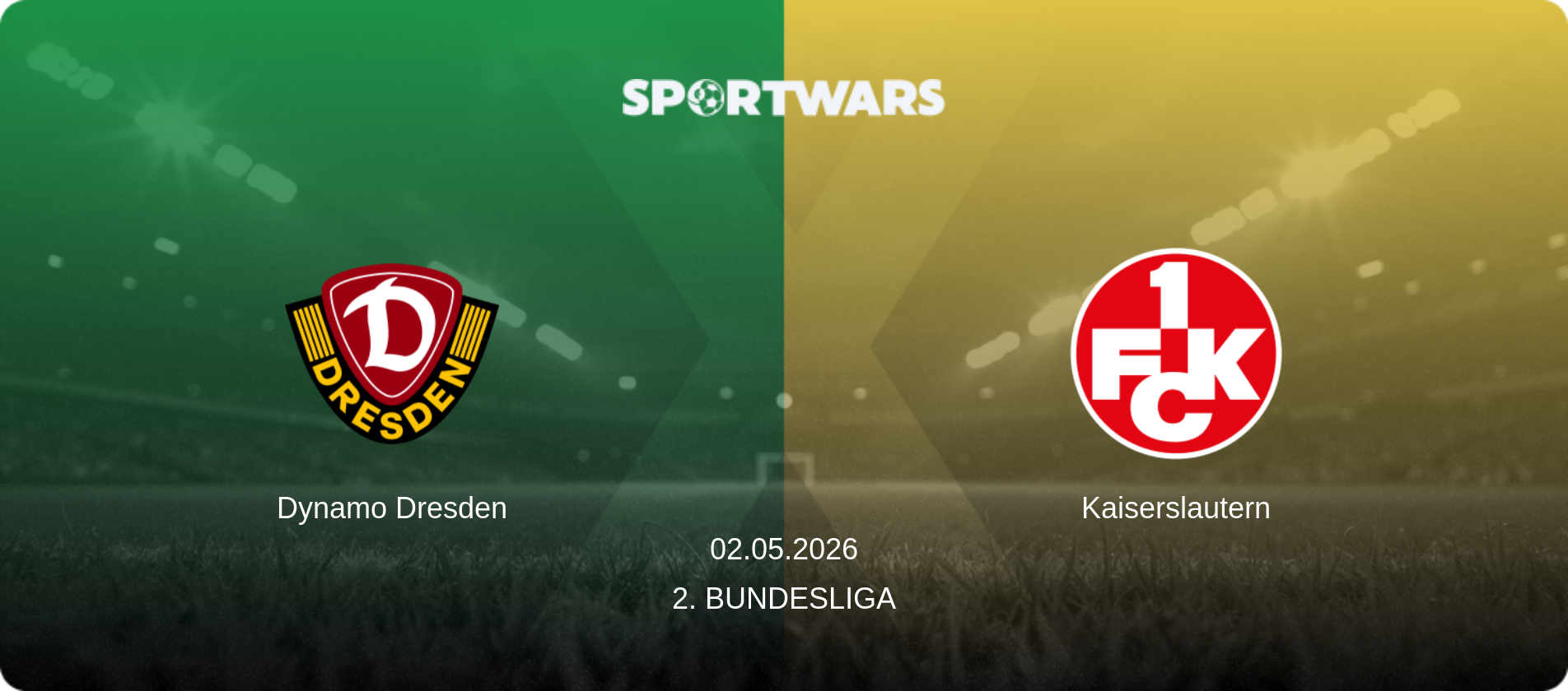 Dynamo Dresden — Kaiserslautern, 02.05.2026 — 2. Bundesliga (match preview)