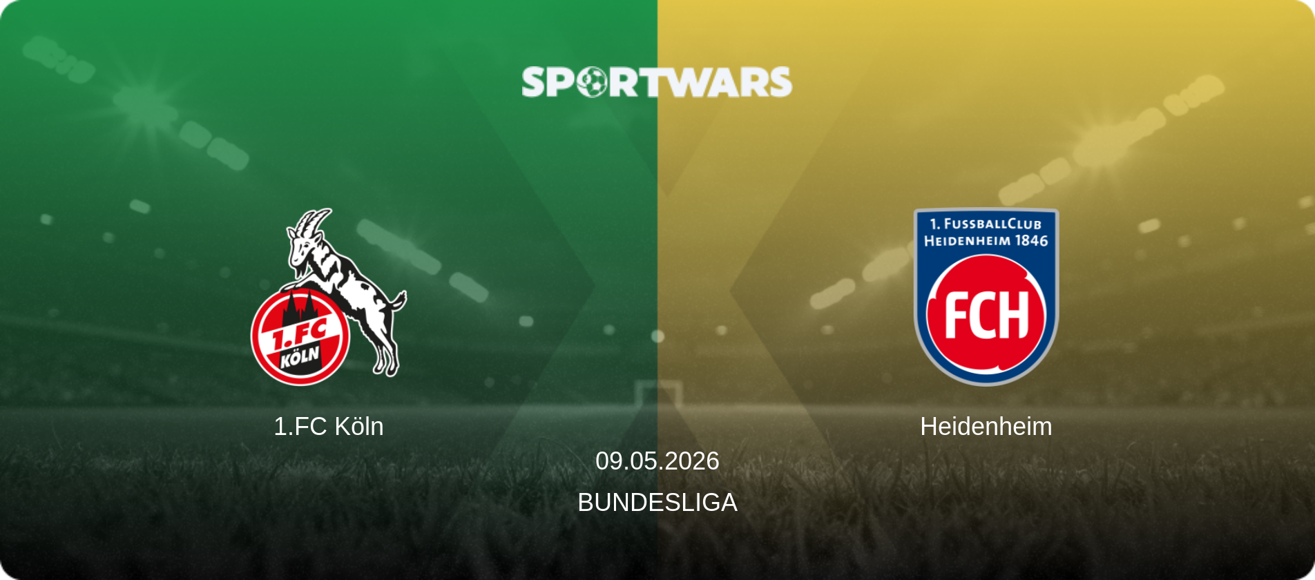 1.FC Köln — Heidenheim, 09.05.2026 — Bundesliga (match preview)