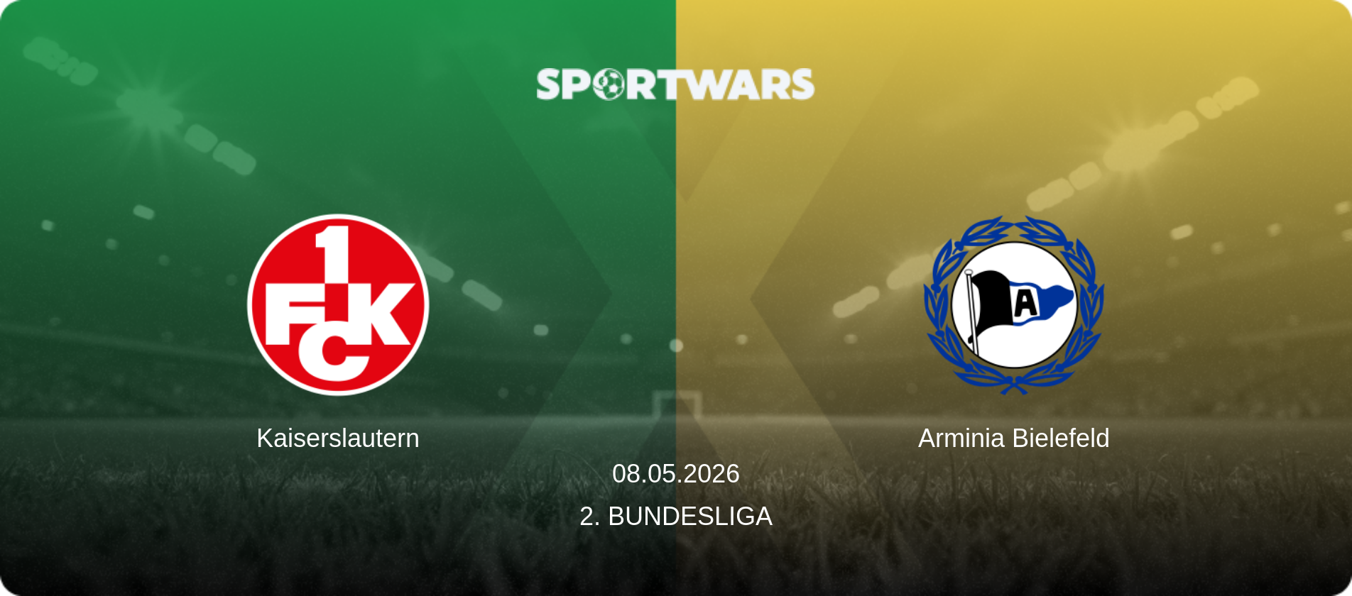 Kaiserslautern — Arminia Bielefeld, 08.05.2026 — 2. Bundesliga (match preview)