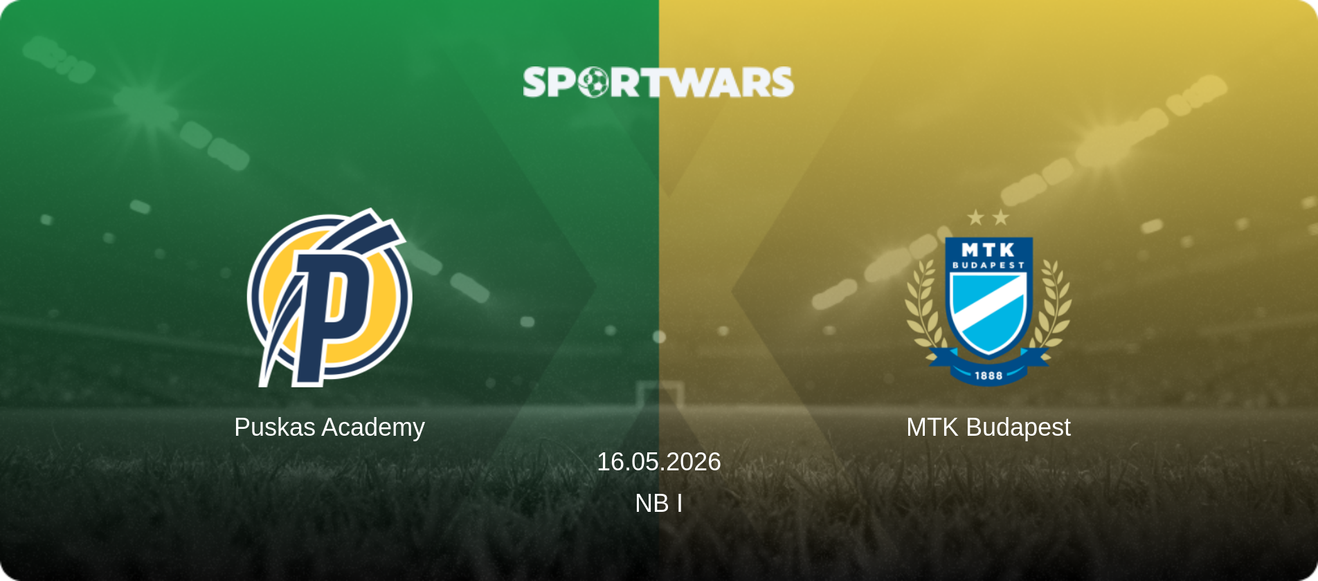 Puskas Academy — MTK Budapest, 16.05.2026 — NB I (match preview)