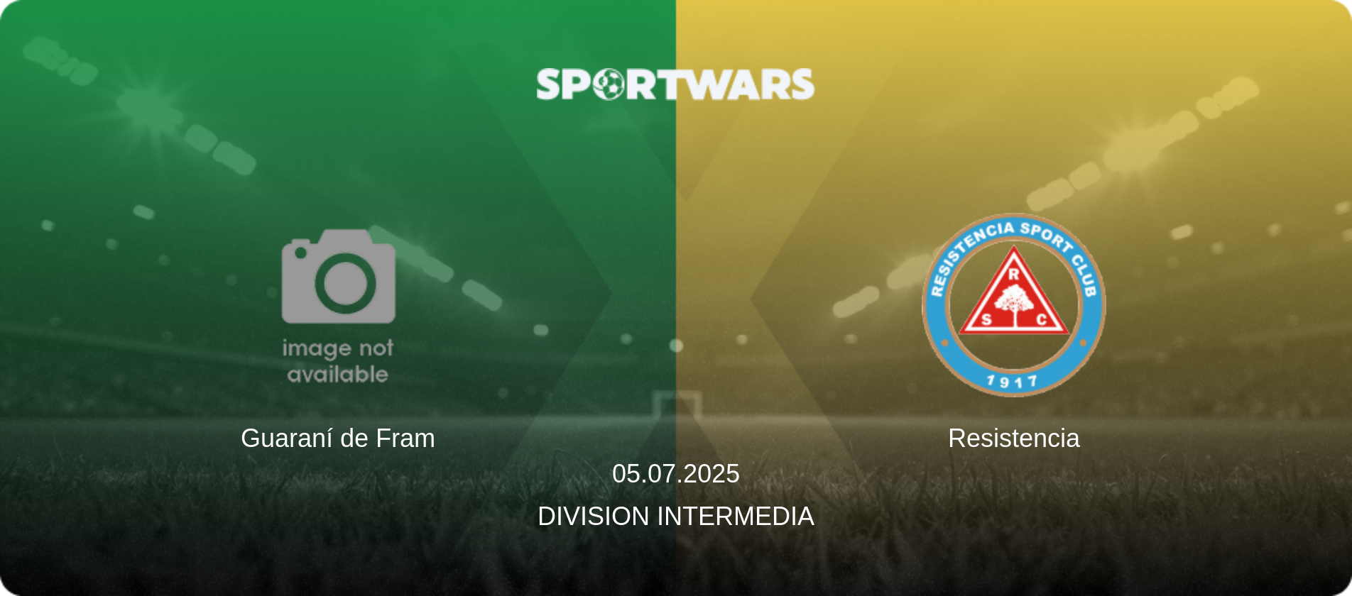 Guaraní de Fram — Resistencia, 05.07.2025 — Division Intermedia (match preview)
