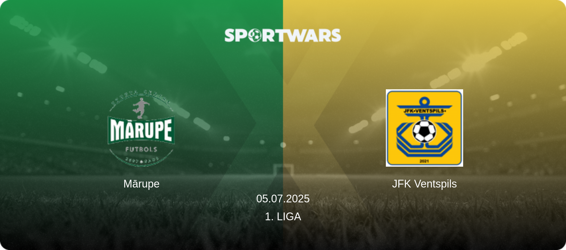 Mārupe — JFK Ventspils, 05.07.2025 — 1. Liga (match preview)