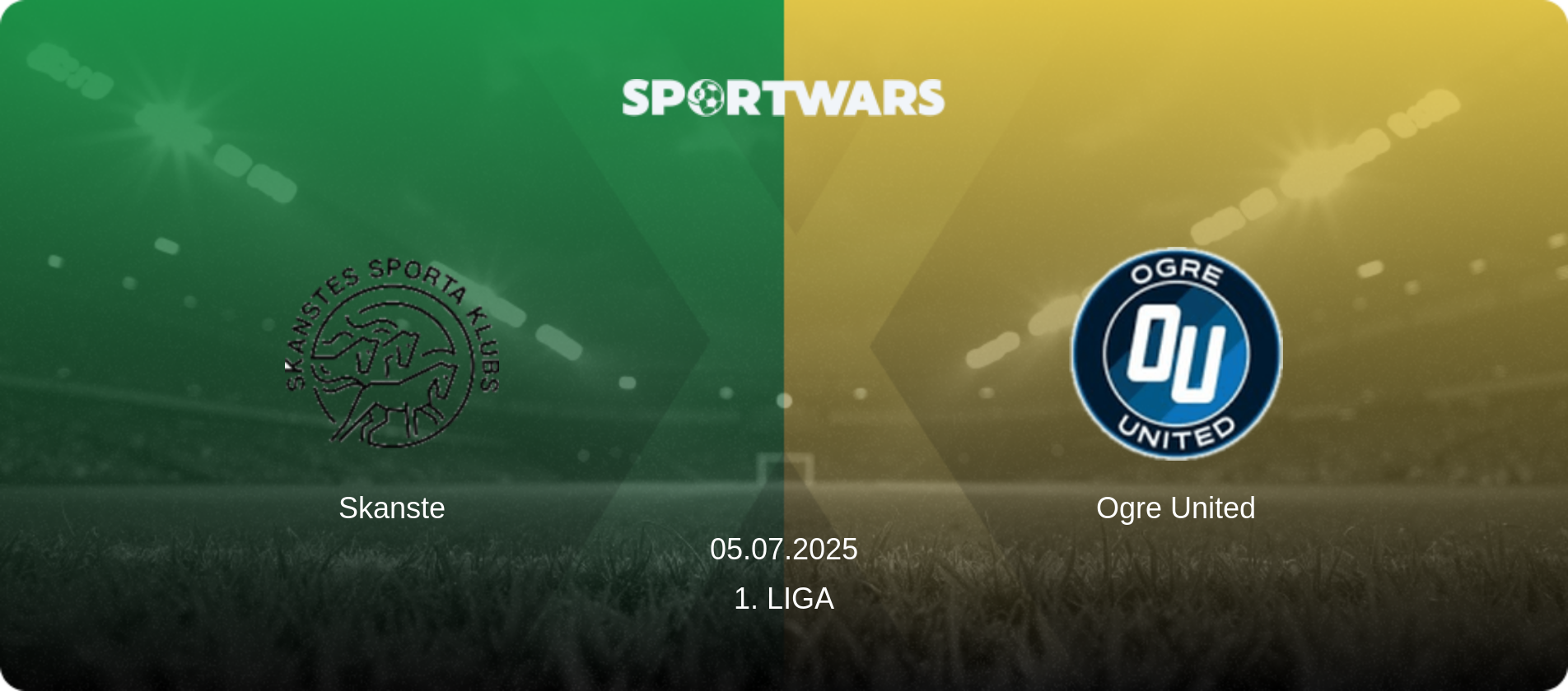 Skanste — Ogre United, 05.07.2025 — 1. Liga (match preview)