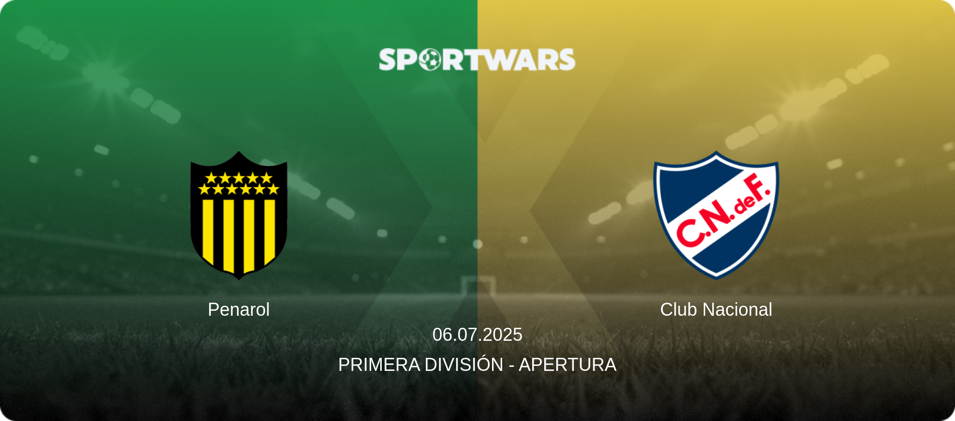 Penarol — Club Nacional, 06.07.2025 — Primera División - Apertura (match preview)