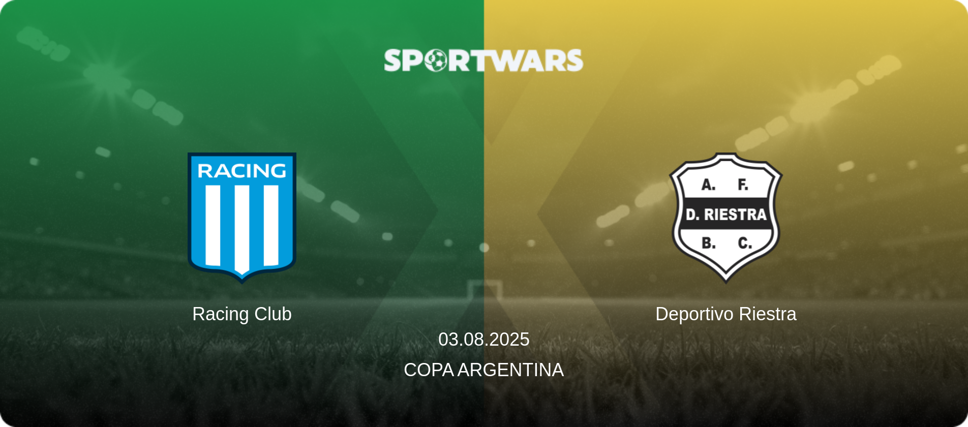Racing Club — Deportivo Riestra, 03.08.2025 — Copa Argentina (match preview)