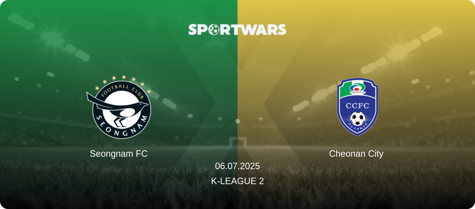 Seongnam FC — Cheonan City, 06.07.2025 — K-League 2 (match preview)
