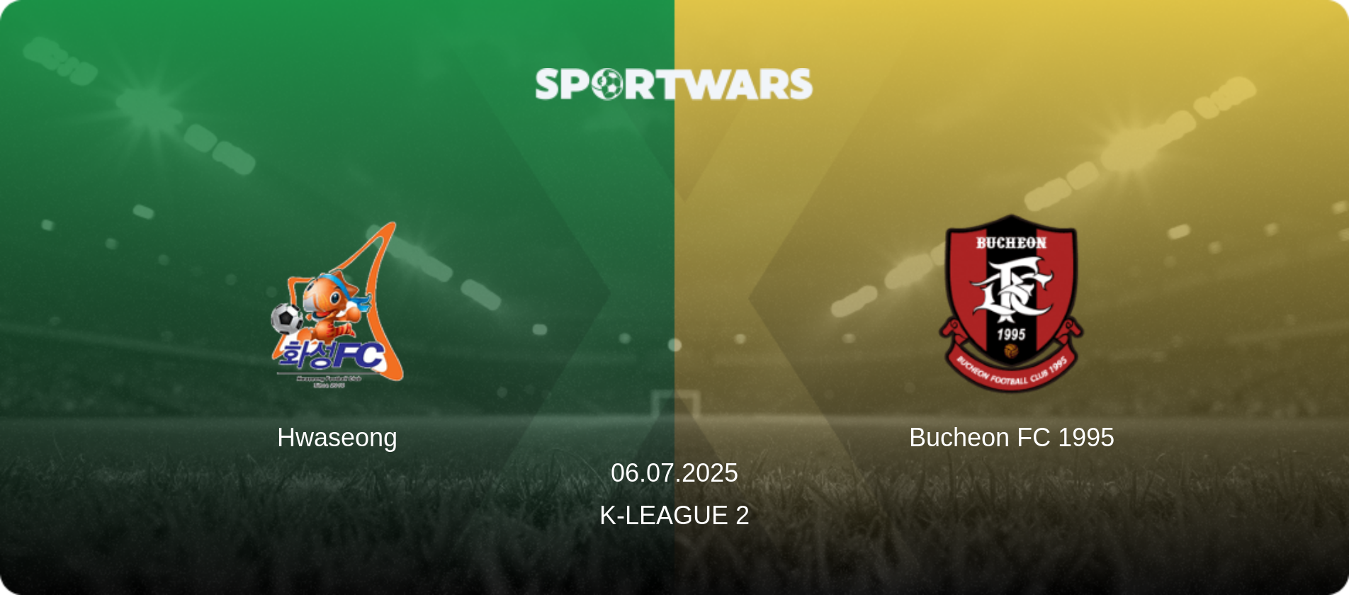 Hwaseong — Bucheon FC 1995, 06.07.2025 — K-League 2 (match preview)
