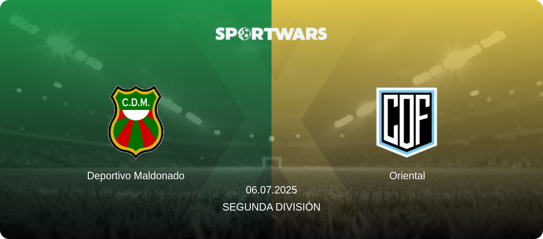 Deportivo Maldonado — Oriental, 06.07.2025 — Segunda División (match preview)