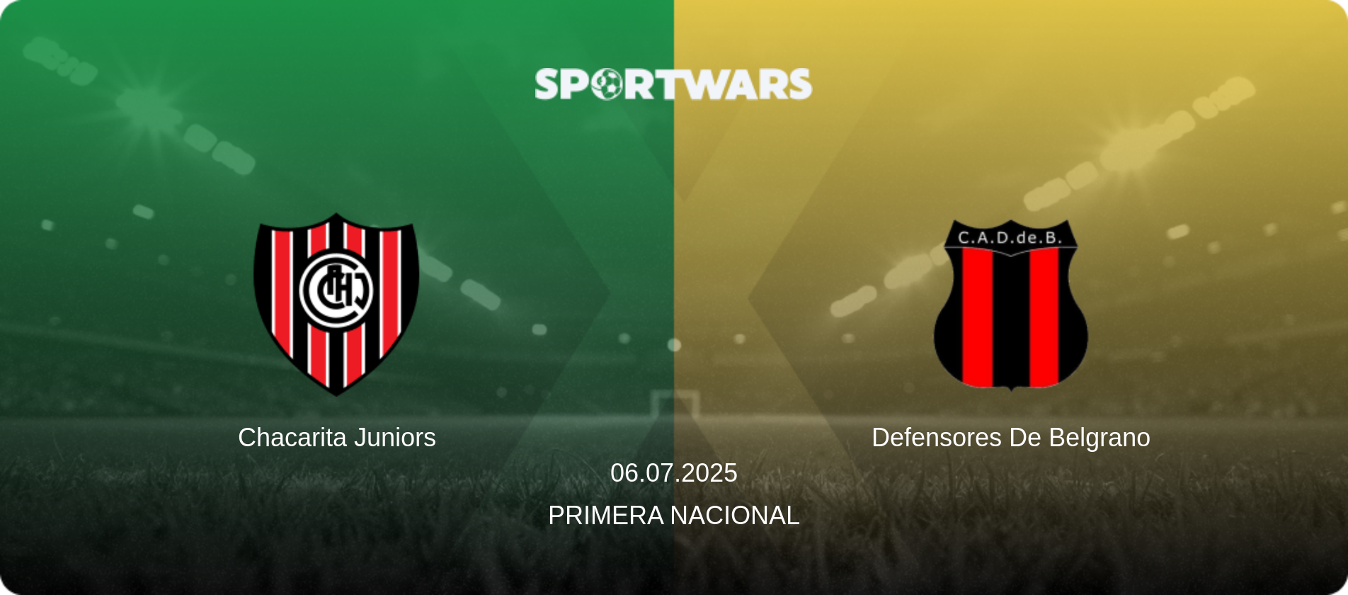 Chacarita Juniors — Defensores De Belgrano, 06.07.2025 — Primera Nacional (match preview)