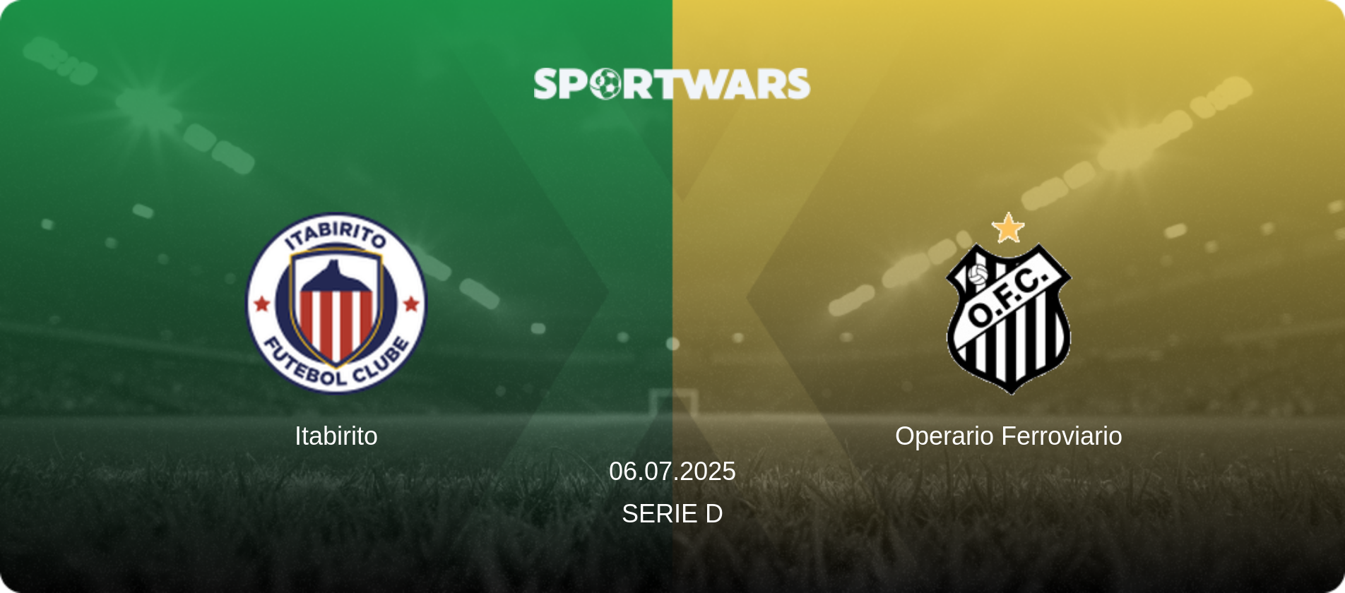 Itabirito — Operario Ferroviario, 06.07.2025 — Serie D (match preview)