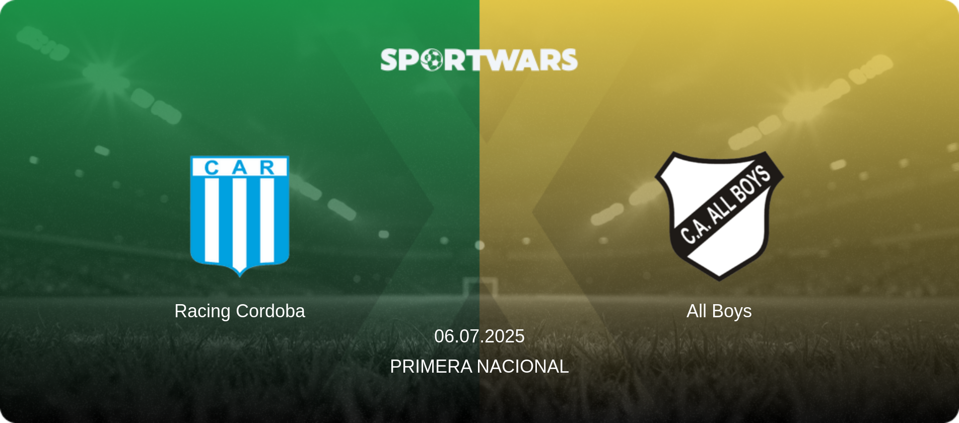 Racing Cordoba — All Boys, 06.07.2025 — Primera Nacional (match preview)