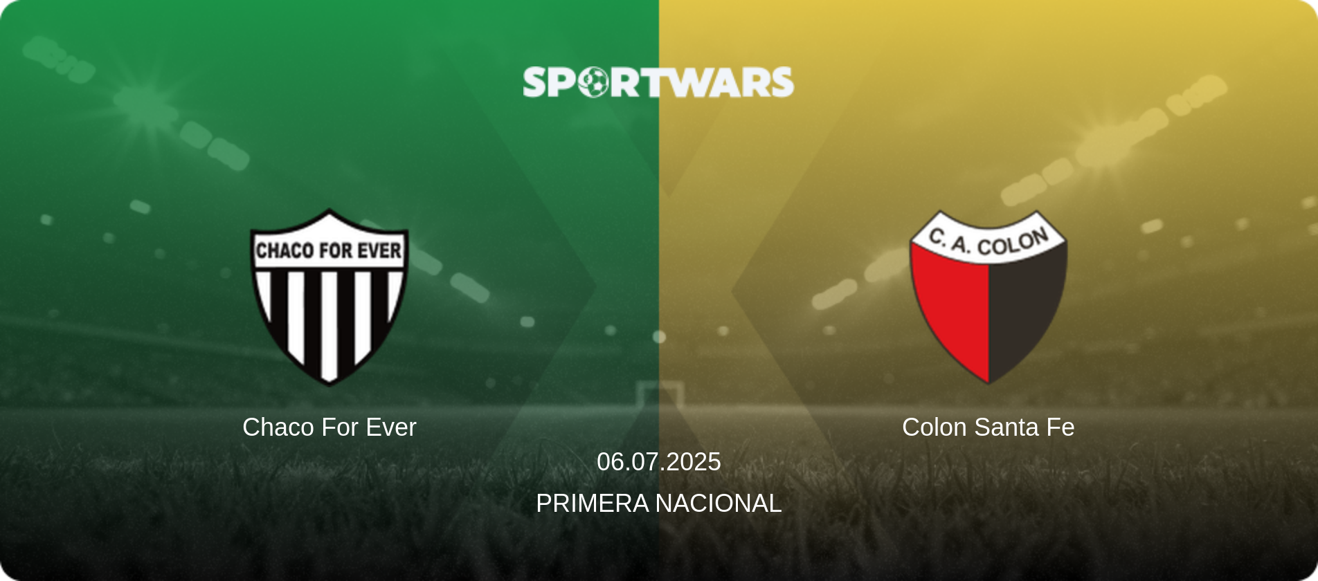 Chaco For Ever — Colon Santa Fe, 06.07.2025 — Primera Nacional (match preview)