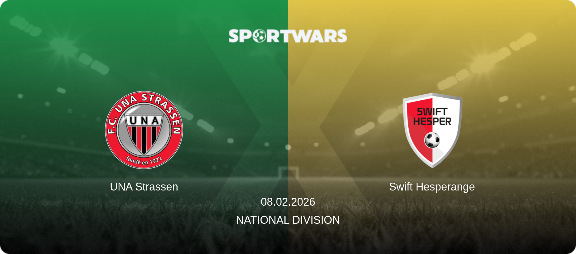 UNA Strassen — Swift Hesperange, 08.02.2026 — National Division (match preview)