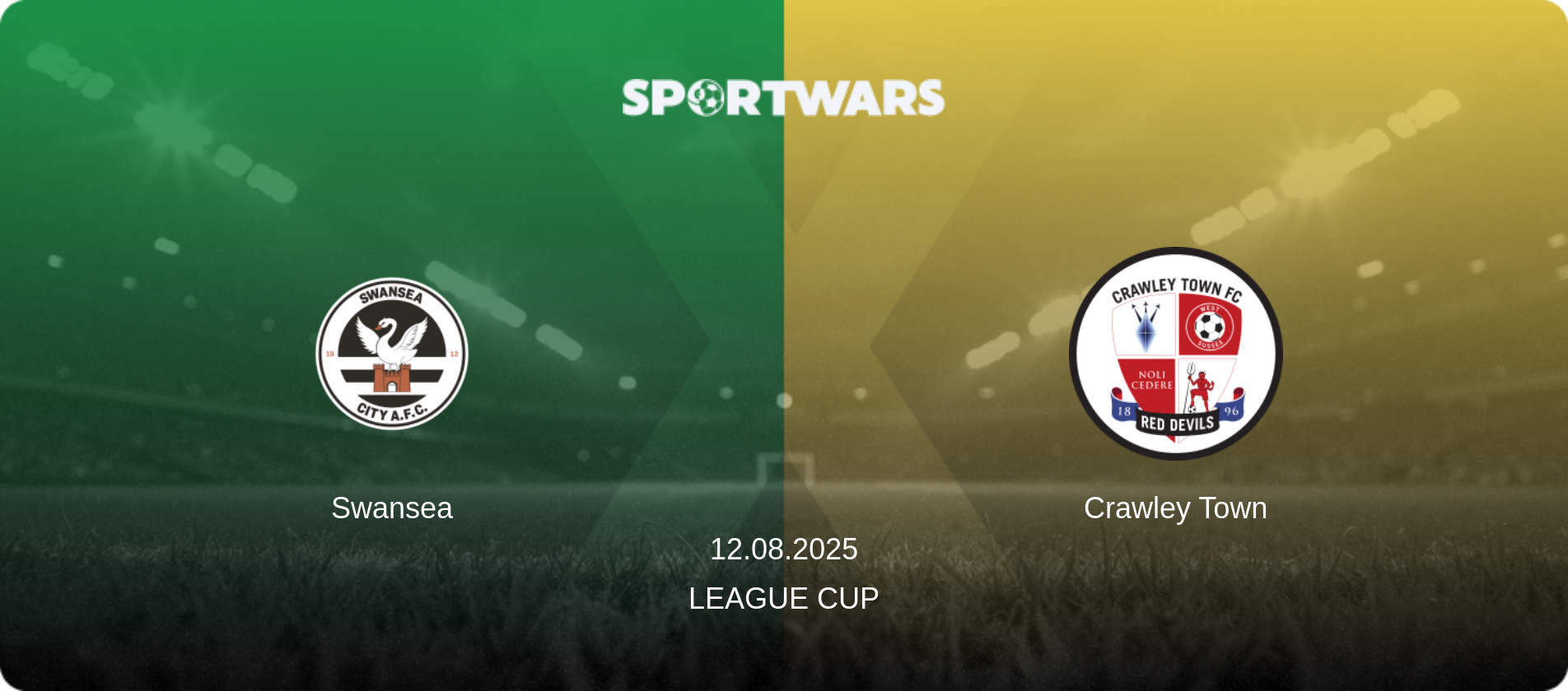 Swansea — Crawley Town, 12.08.2025 — League Cup (match preview)