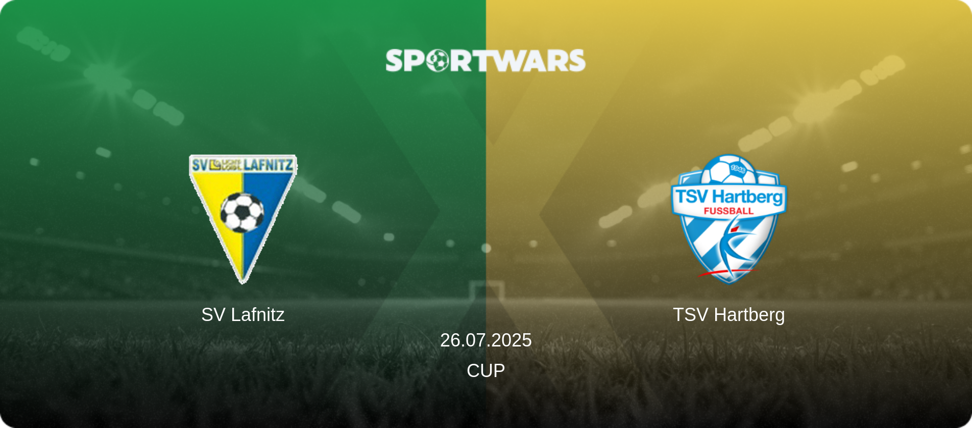 SV Lafnitz — TSV Hartberg, 26.07.2025 — Cup (match preview)