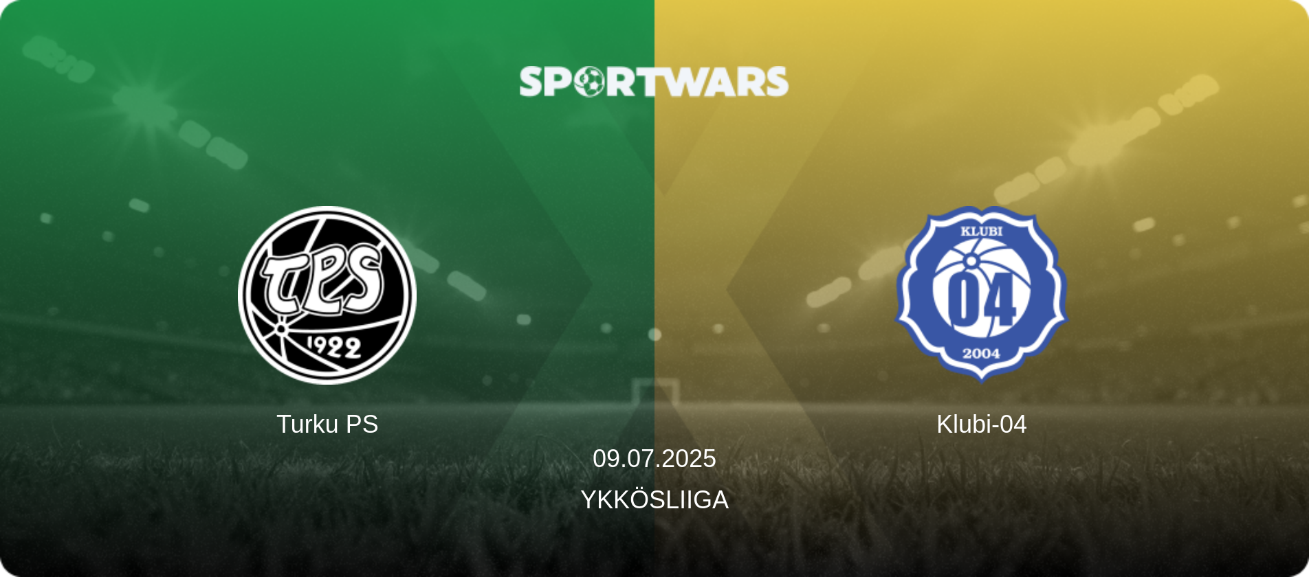 Turku PS — Klubi-04, 09.07.2025 — Ykkösliiga (match preview)