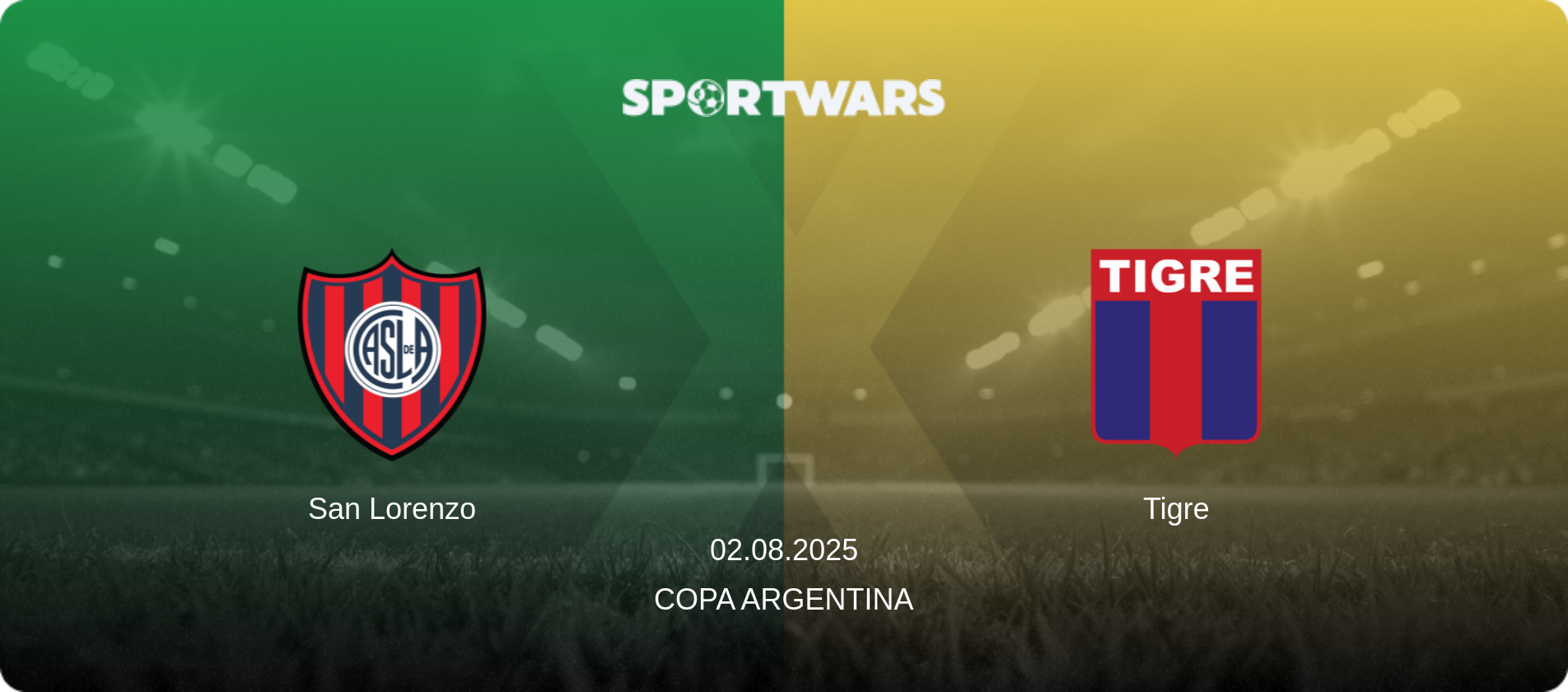 San Lorenzo — Tigre, 02.08.2025 — Copa Argentina (match preview)