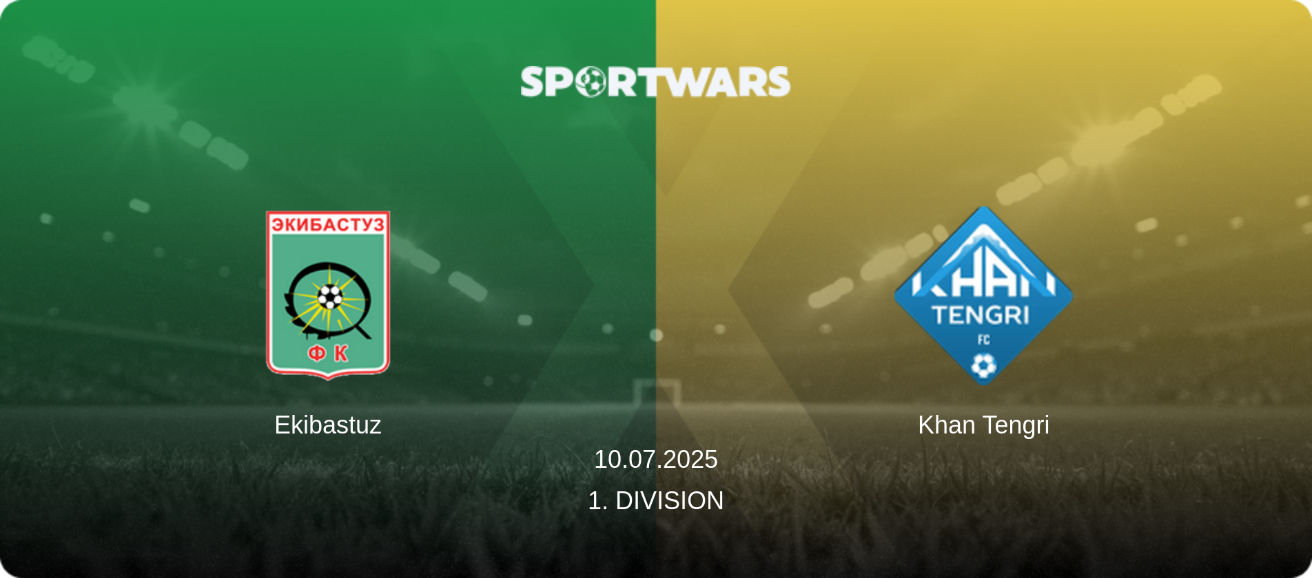 Ekibastuz — Khan Tengri, 10.07.2025 — 1. Division (match preview)