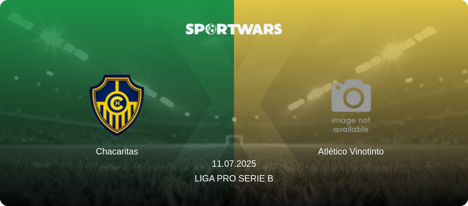 Chacaritas — Atlético Vinotinto, 11.07.2025 — Liga Pro Serie B (match preview)
