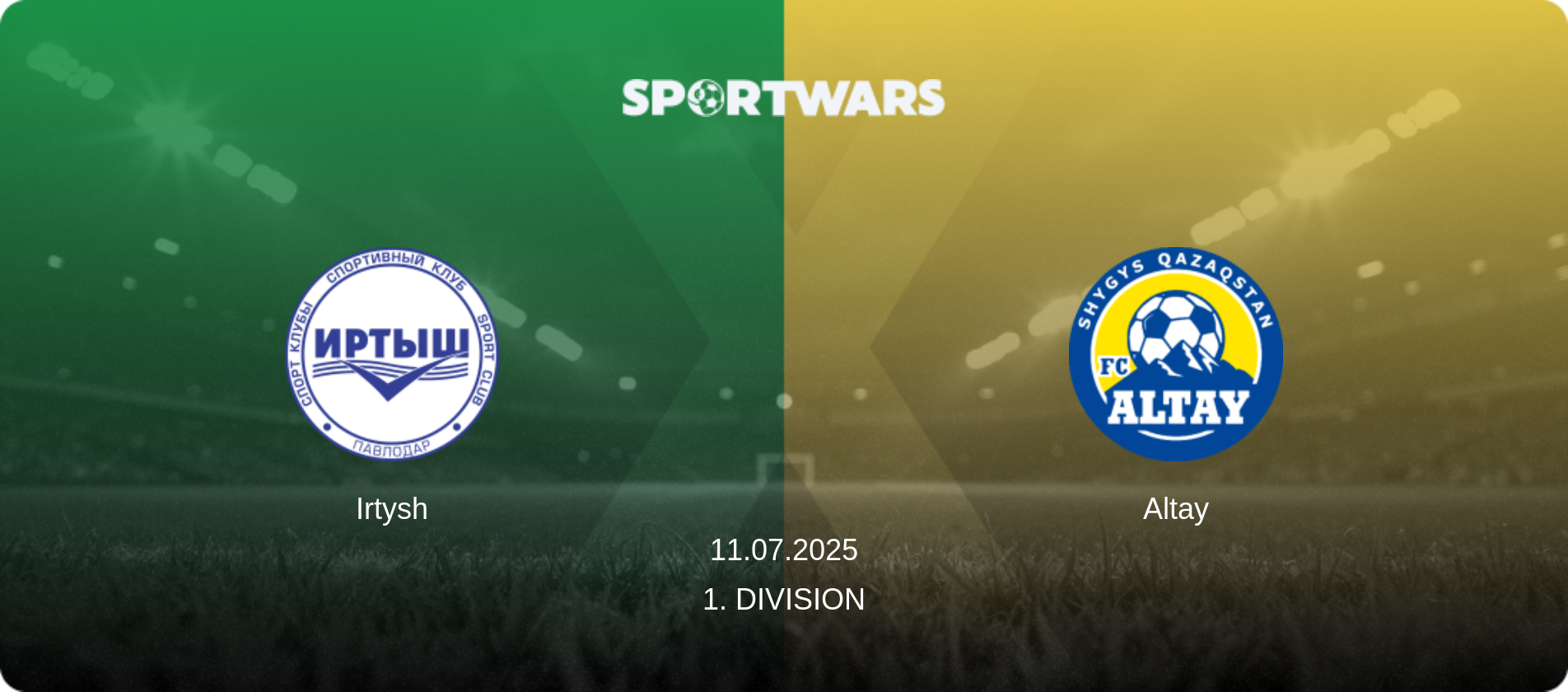 Irtysh — Altay, 11.07.2025 — 1. Division (match preview)