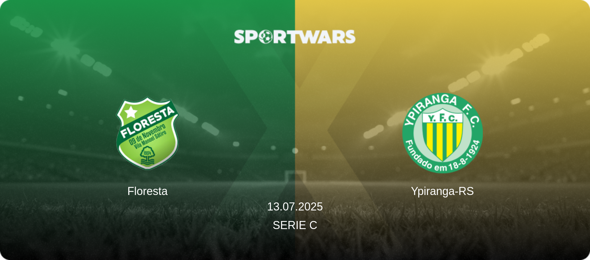 Floresta — Ypiranga-RS, 13.07.2025 — Serie C (match preview)