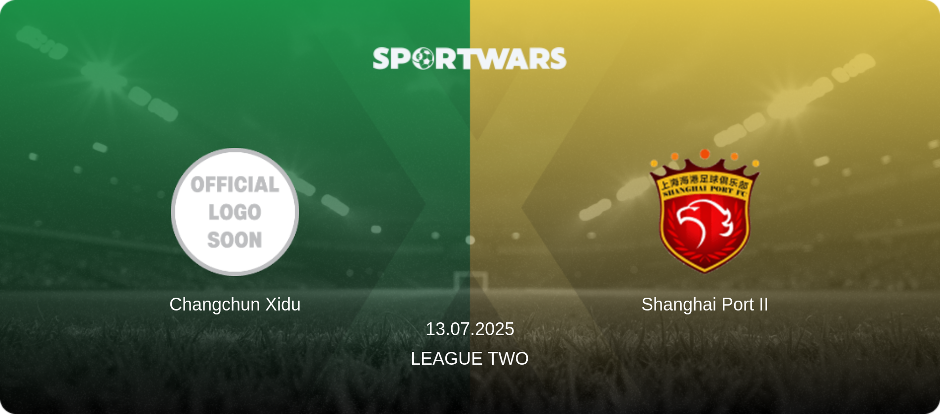 Changchun Xidu — Shanghai Port II, 13.07.2025 — League Two (match preview)
