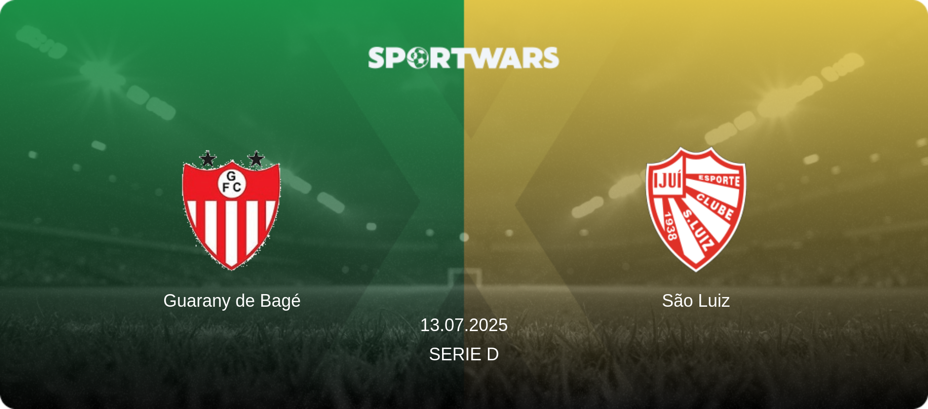 Guarany de Bagé — São Luiz, 13.07.2025 — Serie D (match preview)